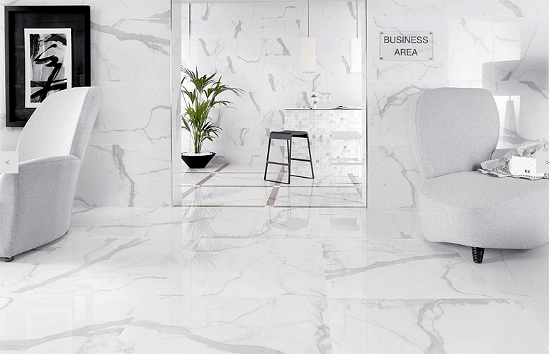 Magica Marstwood White Marble Look Porcelain Tile Wonder Wonder Marble