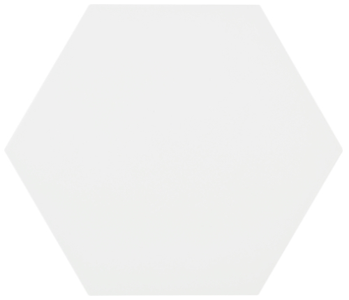 8 X 9 Meraki Blanco Matte Porcelain Hexagon